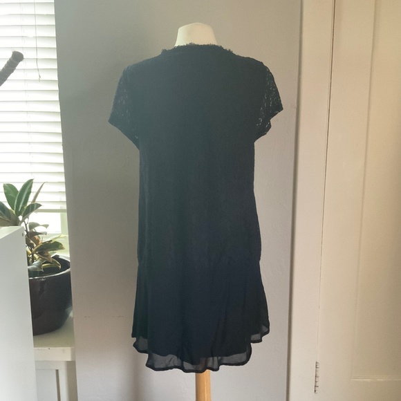 La Rue Black Tunic or Dress, Large - Picture 5 of 9